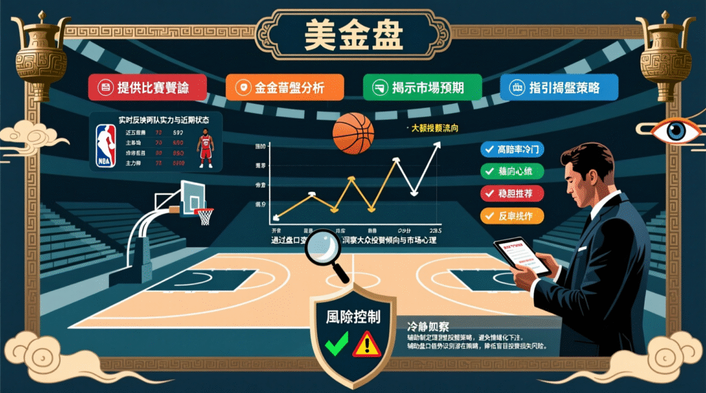 NBA美金盤口分析：揭密最佳投注策略與數據思維